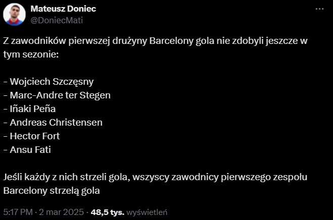 Oto WSZYSCY piłkarze Barcy, którzy w tym sezonie jeszcze.. NIE STRZELILI GOLA [LISTA]